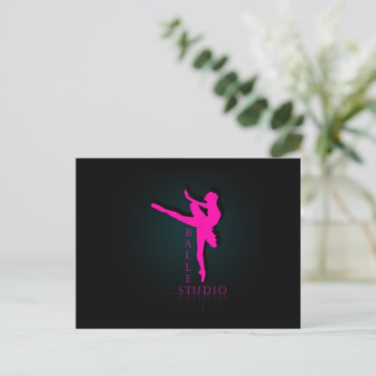 Ballet Studio - Postkarte (Stehend Vorderseite)