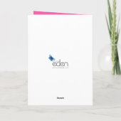 Ballet Swan Enkelin verspätete 5. Geburtstag Karte (Rückseite)