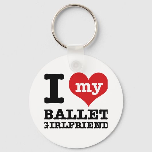 Ballet-Tanzdesigns Schlüsselanhänger (Vorderseite)