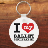 Ballet-Tanzdesigns Schlüsselanhänger (Vorderseite)