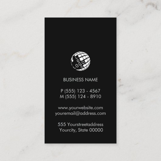 Ballet Teacher Dance Visitenkarte (Rückseite)