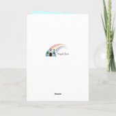 Ballet Teacher Danke, dass du Tänzer mit Sternen b Dankeskarte (Rückseite)