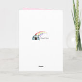 Ballet Teacher Thank You Dancer with Stars Dankeskarte (Rückseite)