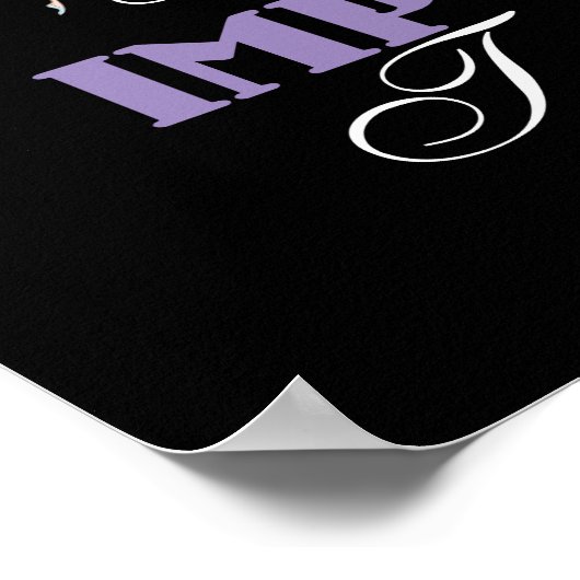 Ballet Teacher Wertschätzung - Phantastisches Ange Poster (Ecke)