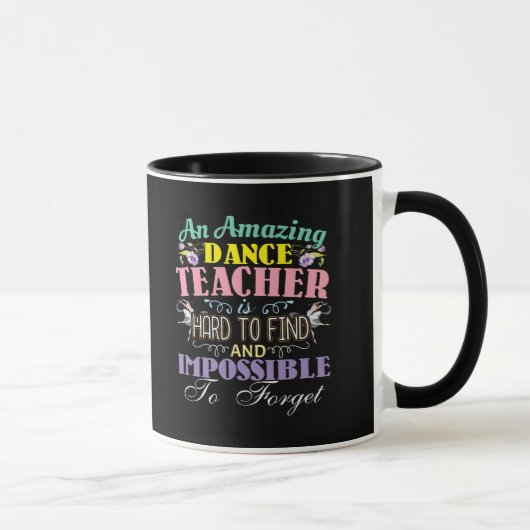 Ballet Teacher Wertschätzung - Phantastisches Ange Tasse (Rechts)