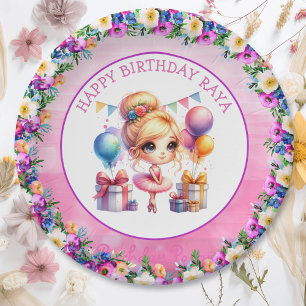 Ballet Themed Girl's Birthday Party Pappteller