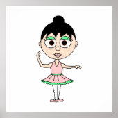 Ballet Third Position Poster - Ballerinas Serie (Vorne)