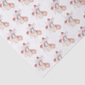 Ballet Toe Shoes Art Dancer Pink Gemustert Seidenpapier (Ausschnitt)