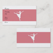Ballet-Visitenkarte Visitenkarte (Vorne/Hinten)