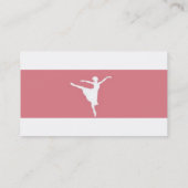 Ballet-Visitenkarte Visitenkarte (Rückseite)