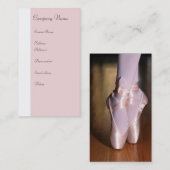 Ballet-Visitenkarte - zweiseitig Visitenkarte (Vorne/Hinten)