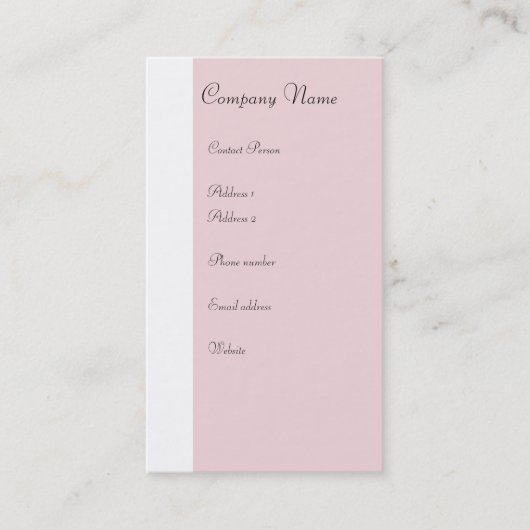 Ballet-Visitenkarte - zweiseitig Visitenkarte (Vorderseite)