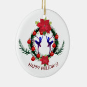 Ballet Winter Feiertage Kunst Keramik Ornament (Rechts)