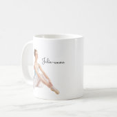 Ballet Woman Personalisiert Kaffeetasse (Vorderseite Links)