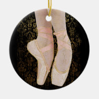Ballet Zehenschuhe - Black Pink Gold