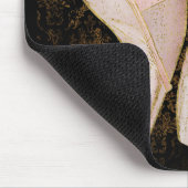 Ballet Zehenschuhe - Black Pink Gold Mousepad (Ecke)