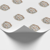 Balletcore Coquette Katze Balletcore Coquette Katz Geschenkpapier (Ecke)