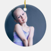 Ballett-Abschlussfoto mit Text  Keramik Ornament (Hinten)