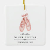 Ballett-Abschlussgeschenk Keramikornament (Vorderseite)
