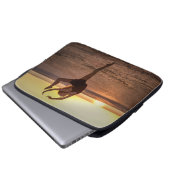 Ballett auf dem Strand Laptopschutzhülle (Vorne Knopf)