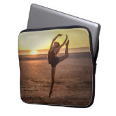 Ballett auf dem Strand Laptopschutzhülle (Vorderseite Links)