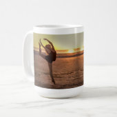 Ballett auf der Strand-Tasse Tasse (Vorderseite Links)