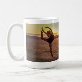 Ballett auf der Strand-Tasse Tasse
