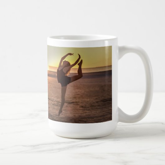 Ballett auf der Strand-Tasse Tasse (Rechts)