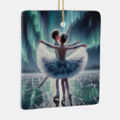 Ballett auf Eis Keramikornament (Rechts)