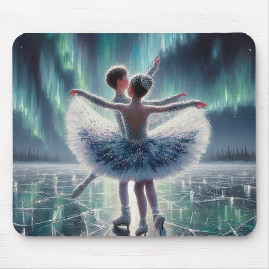 Ballett auf Eis Mousepad (Vorne)