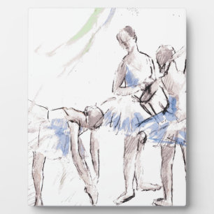 Ballett Ballerina Fotoplatte