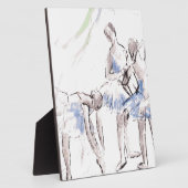 Ballett Ballerina Fotoplatte (Seite)