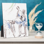 Ballett Ballerina Fotoplatte (Seite)