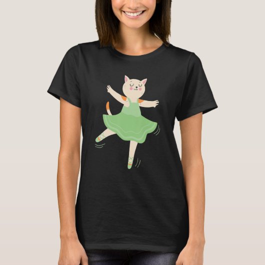 Ballett Ballerina Liebe zum Ballet T-Shirt (Vorderseite)