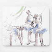 Ballett Ballerina Mousepad (Vorne)