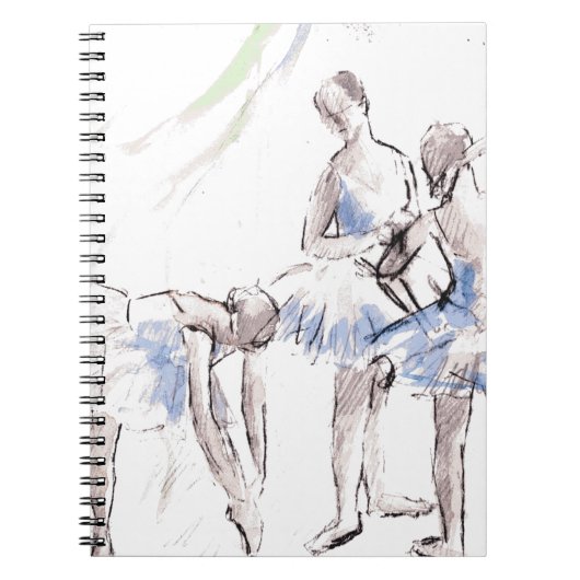 Ballett Ballerina Notizblock (Vorderseite)