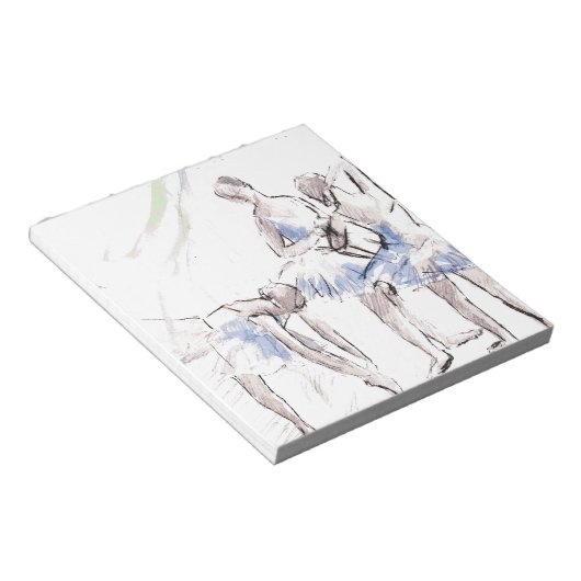 Ballett Ballerina Notizblock (angewinkelt)