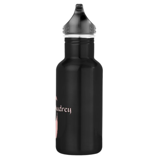 Ballett Ballerina Pink Pointe Schuhe Custom 18oz Edelstahlflasche (Rechts)