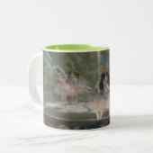 Ballett bei der Pariser Opéra - Edgar Degas Zweifarbige Tasse (Vorderseite Links)