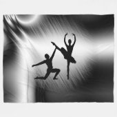 Ballett-Coupé-Tanz Fleecedecke (Vorderseite (Horizontal))