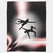 Ballett-Coupé-Tanz Fleecedecke (Vorderseite)