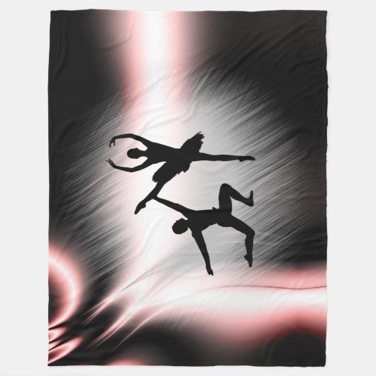 Ballett-Coupé-Tanz Fleecedecke (Vorderseite)