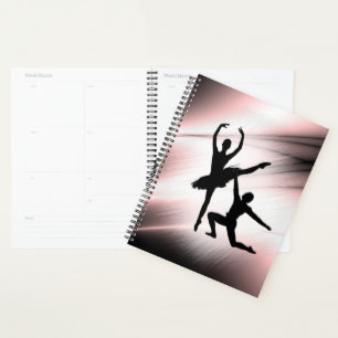 Ballett-Couple-Dance Pink-Akzent Planer
