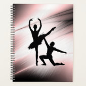 Ballett-Couple-Dance Pink-Akzent Planer (Vorderseite)