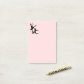 Ballett Couple Dance Pink Post-it Klebezettel (Auf Schreibtisch)