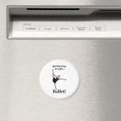 Ballett Darstellend im Stil Ballerina Dancer Magnet (In Situ (Geschirrspüler))