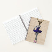 Ballett Dealer in Blau Notizblock (Innenseite)