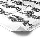Ballett der Polichinelles Poster (Ecke)