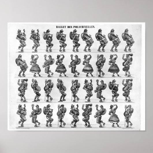 Ballett der Polichinelles Poster (Vorne)