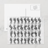 Ballett der Polichinelles Postkarte (Vorne/Hinten)